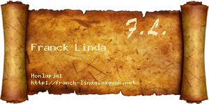 Franck Linda névjegykártya